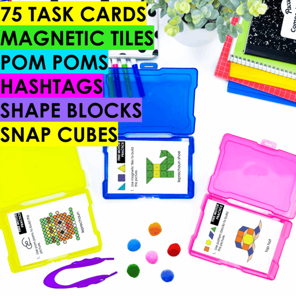 St. Patrick's Day Fine Motor Activities 130+ Hands-On Task Cards & Printables - Image 2