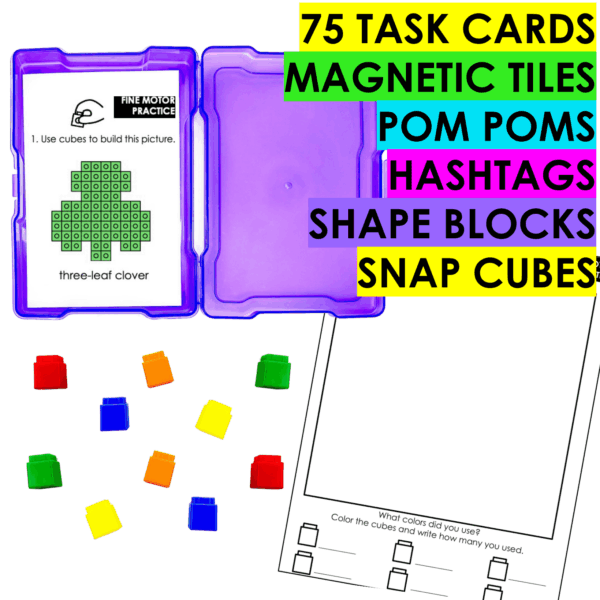 St. Patrick's Day Fine Motor Activities 130+ Hands-On Task Cards & Printables - Image 6