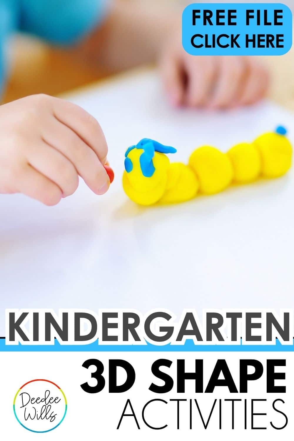 3D Shapes Games & Activities for Kindergarten (FREE Flipbook)